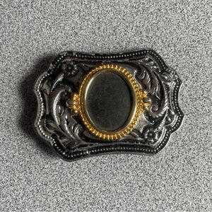 Antique Style Western Cameo Belt Buckle